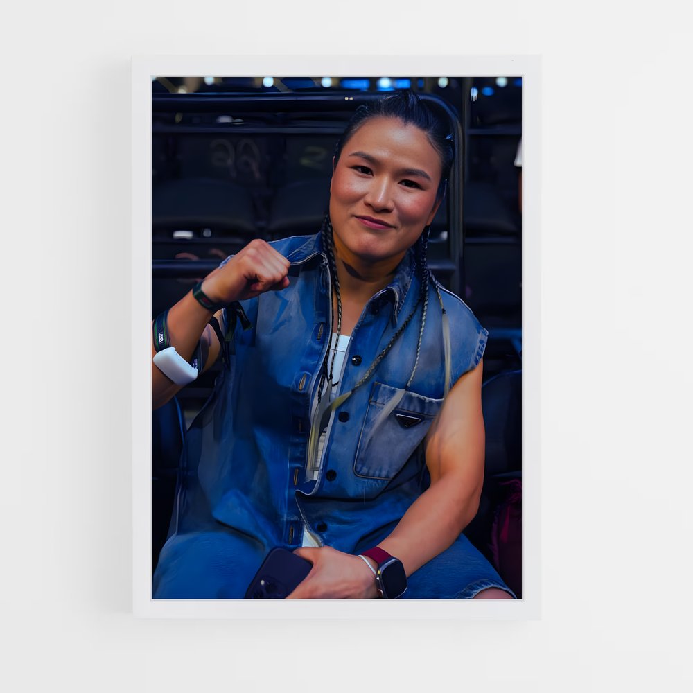 Poster Zhang weili – affiche MMA (vue 3)
